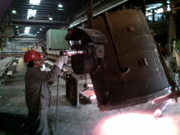 Rotazione della siviera