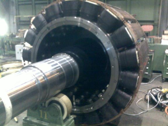 Serraggio dei tiranti rotore